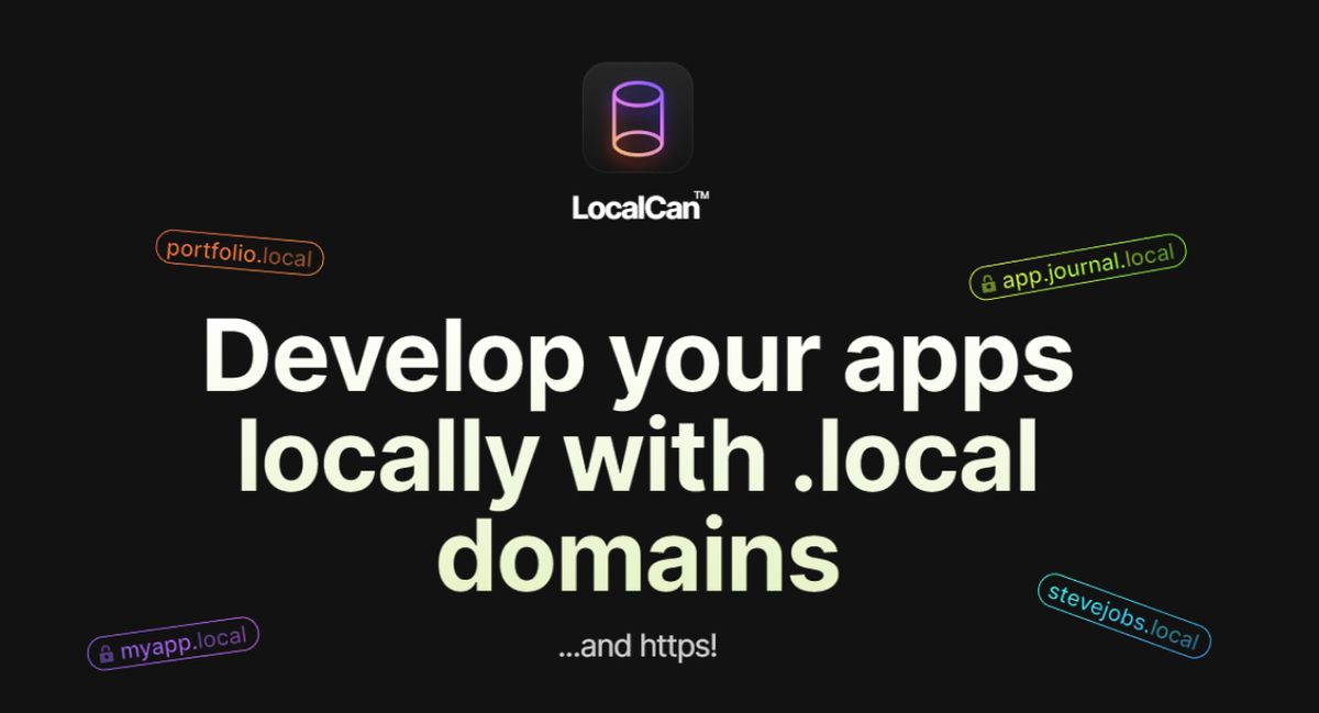 Start hosting apps locally on MacOS the easy way without the localhost IP address.