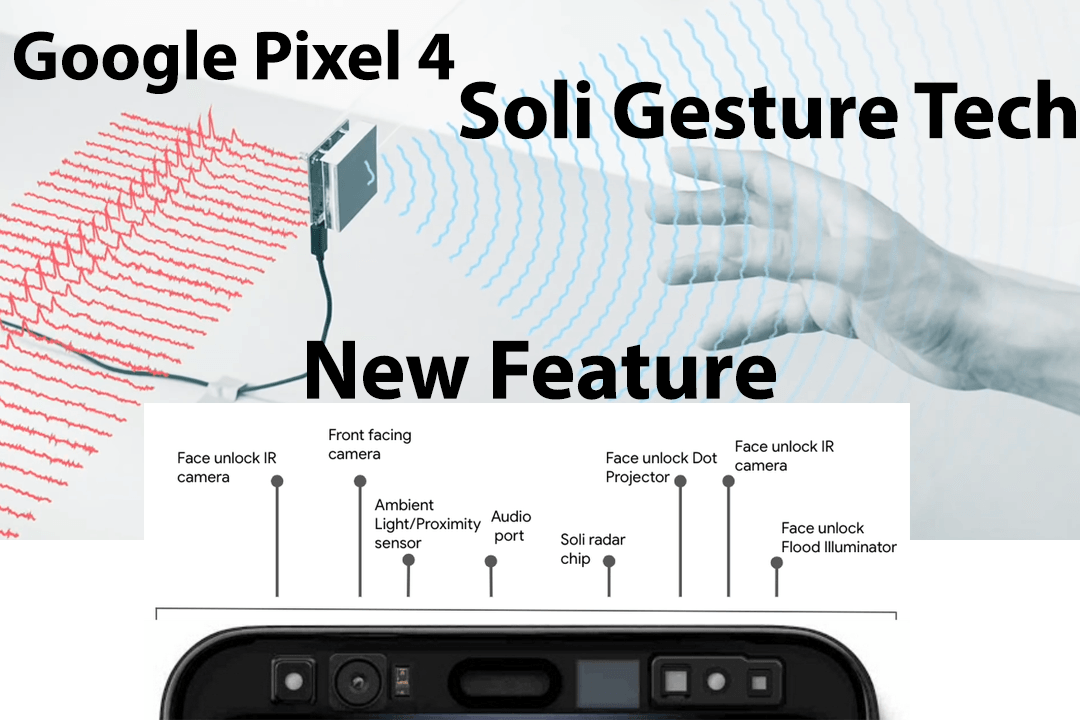 Google Pixel 4 will feature Soli Gesture Tech.