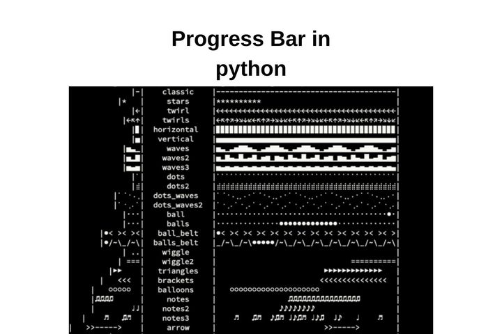 Progress bar in python
